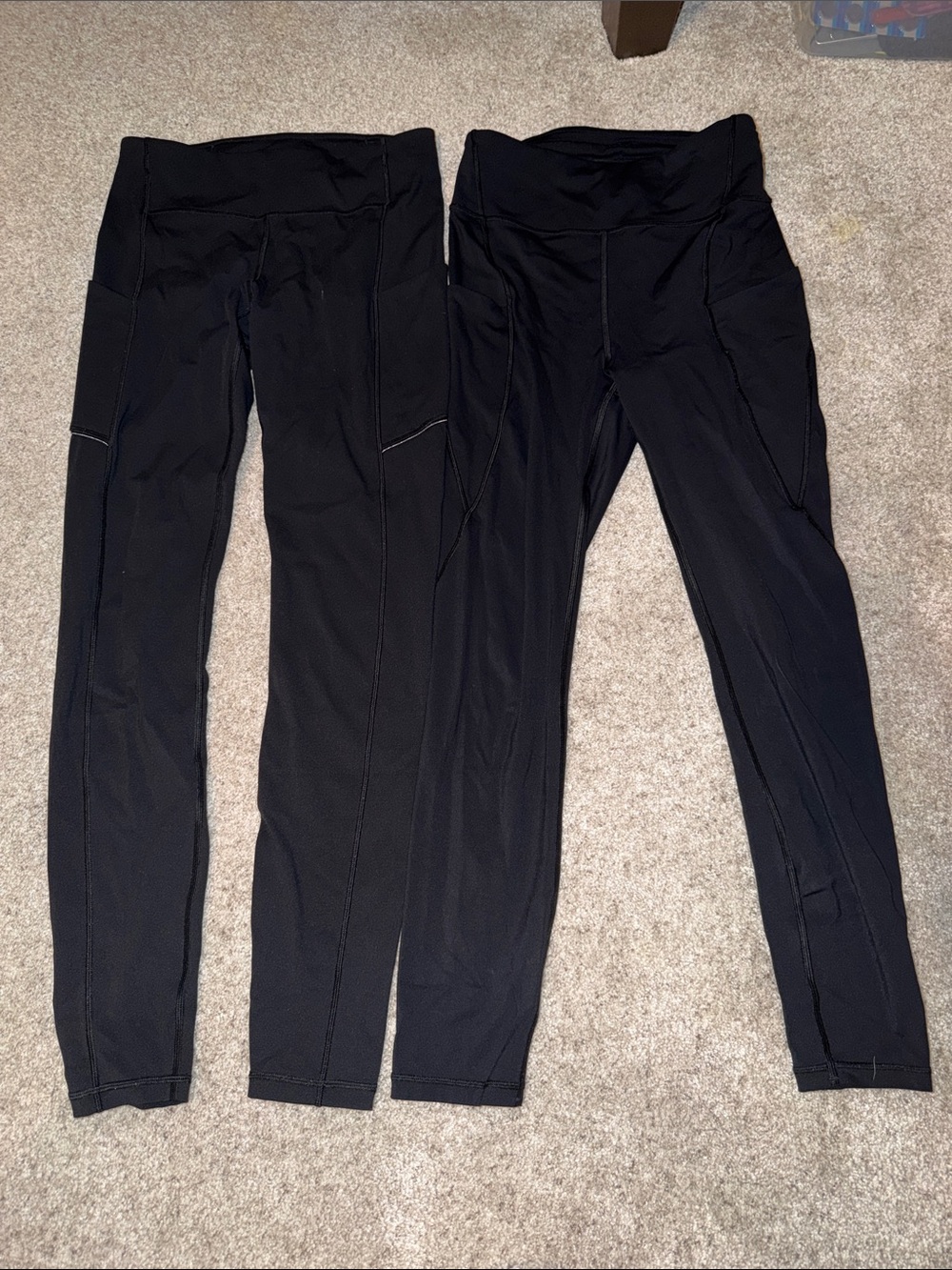 lululemon athletica Black High-Rise Leggings (Pair)
